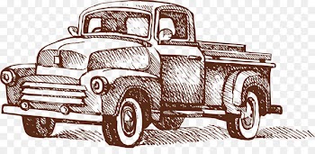 Vintage car Automotive design Classic car - Brown brief truck 