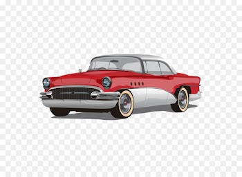 Vintage car Buick Special - Red retro classic car 