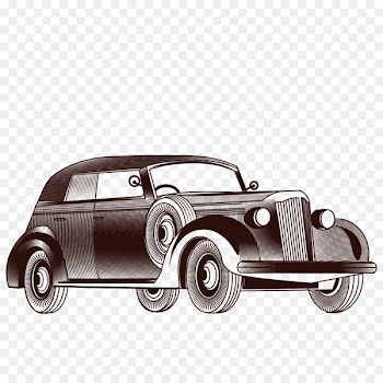 Vintage car Clip art - Vector vintage car 