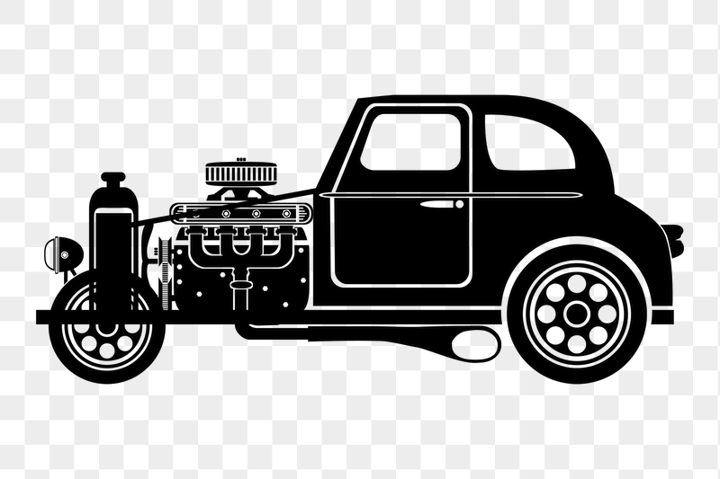 Vintage car png sticker illustration, | Free PNG - rawpixel