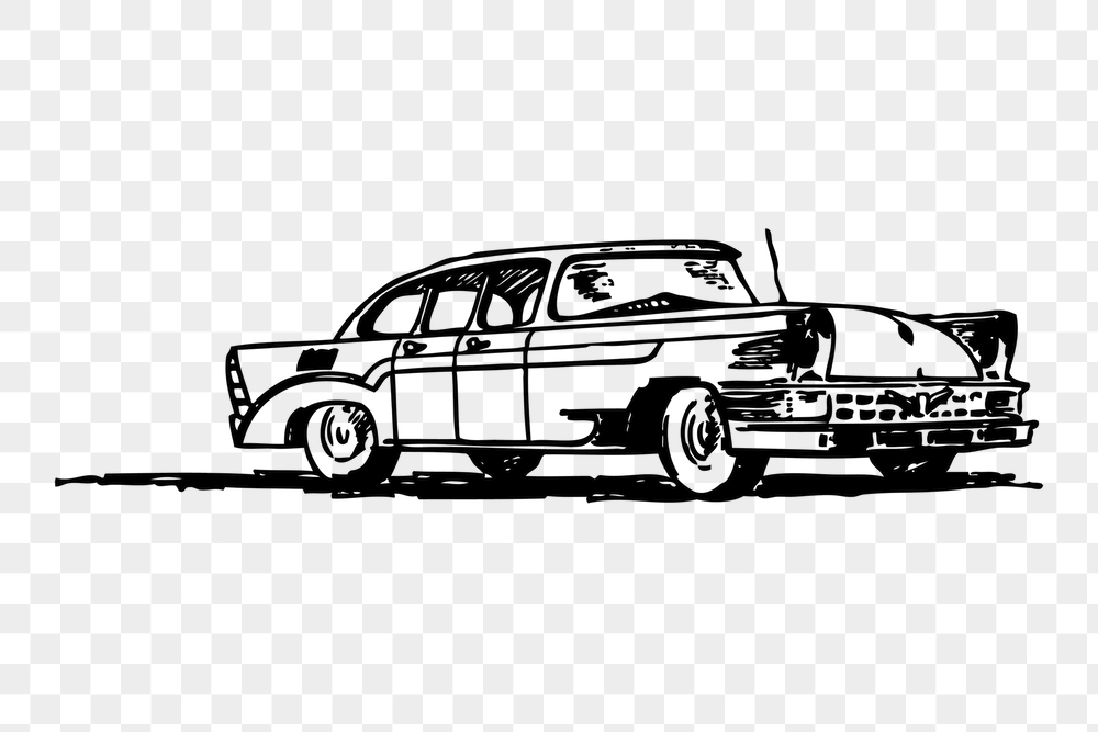 Vintage car png sticker, vehicle | Free PNG - rawpixel