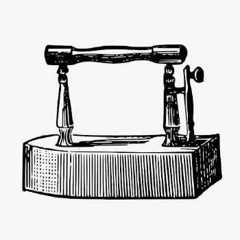 Vintage cast iron, object clipart | Free Vector Illustration - rawpixel
