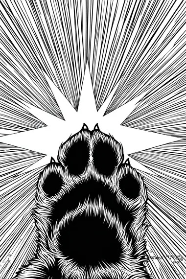 Vintage Cat Paw Reaching for a Star Vintage Cat Paw Reaching for a Star