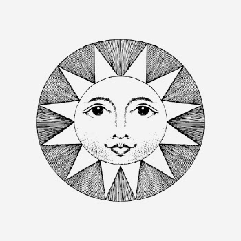 Vintage celestial sun hand drawn | Free Photo - rawpixel