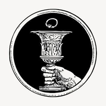 Vintage chalice and ring illustration | Free Vector Illustration - rawpixel