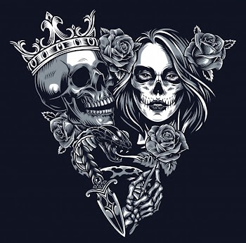 Vintage chicano tattoo concept Free Vector