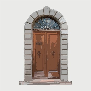 Vintage church door clipart, barrel | Free Photo - rawpixel