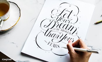 Vintage cliche inspirational text | Free stock psd mockup - 384994