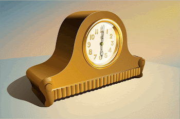 Vintage clock clipart illustration psd. | Free PSD - rawpixel