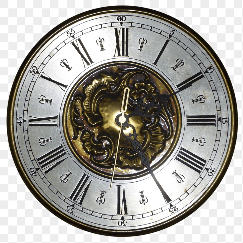 Vintage clock png sticker, transparent | Free PNG - rawpixel