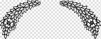 Vintage clothing , garland frame transparent background PNG clipart