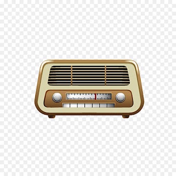 Vintage clothing Royalty-free Illustration - Retro radio 