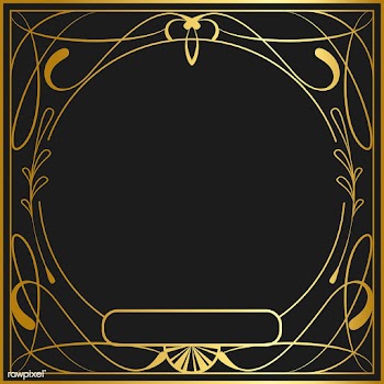 Vintage collection art nouveau badge vectors | Free stock vector - 519495