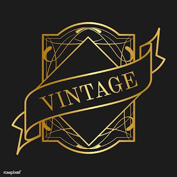 Vintage collection art nouveau badge vectors | Free stock vector - 519515