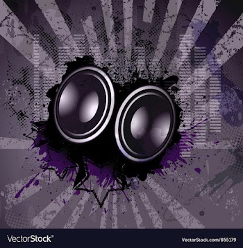Vintage concert poster vector image