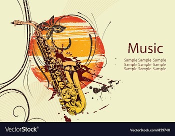 Vintage concert poster vector image