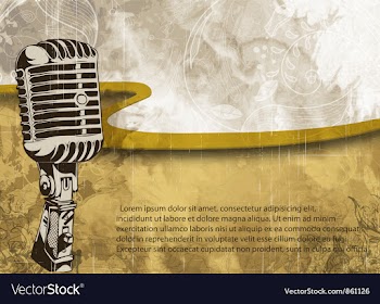 Vintage concert poster vector image