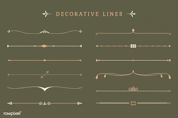 Vintage decorative lines collection | Free stock vector - 588565