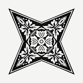 Vintage decorative star clipart illustration | Free PSD - rawpixel