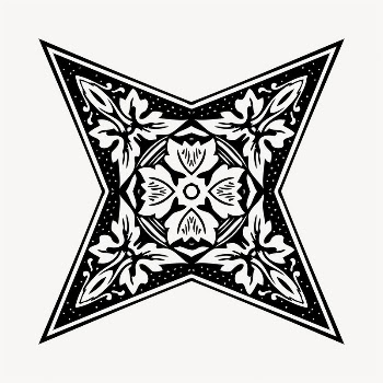 Vintage decorative star illustration clipart | Free Vector - rawpixel