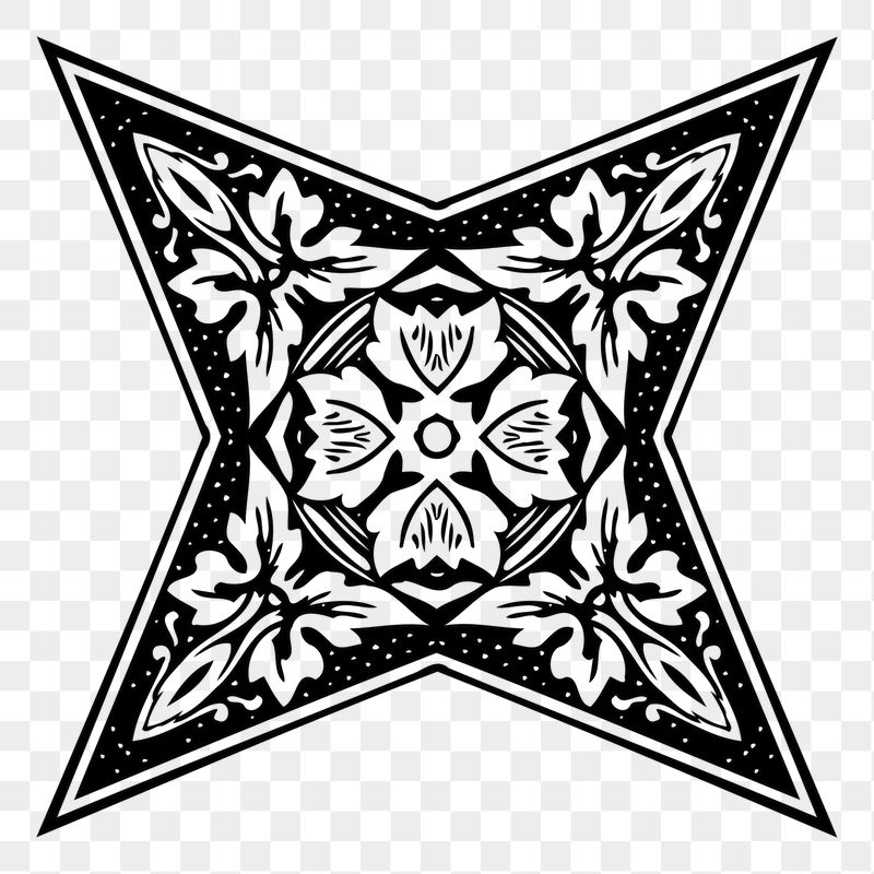 Vintage decorative star png sticker | Free PNG - rawpixel
