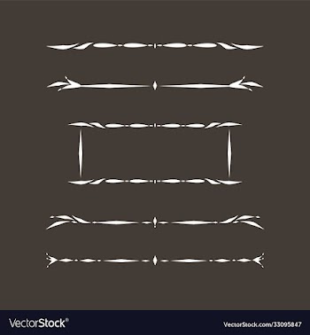 vintage design elements with lines