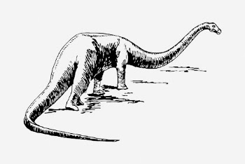 Vintage dinosaur drawing, extinct animal | Free Photo - rawpixel