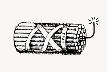 Vintage dynamite, lethal object clipart | Free Vector Illustration - rawpixel