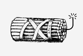 Vintage dynamite, lethal object illustration. | Free Photo Illustration - rawpixel
