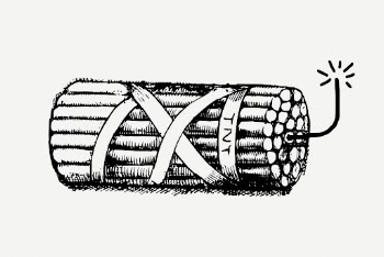 Vintage dynamite, lethal object illustration | Free PSD Illustration - rawpixel