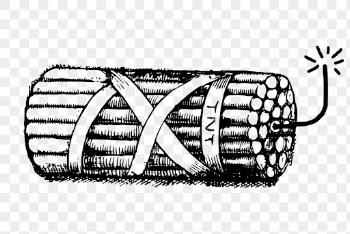 Vintage dynamite png object clipart, | Free PNG Illustration - rawpixel