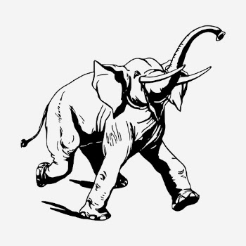 Vintage elephant, wild animal illustration. | Free Photo Illustration - rawpixel