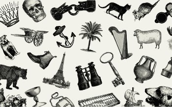 Vintage european objects set