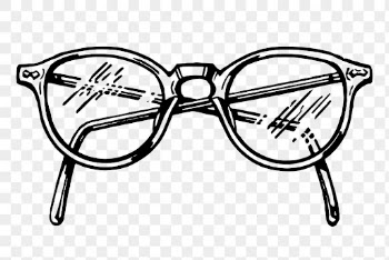 Vintage eyeglasses png sticker, accessory | Free PNG Illustration - rawpixel