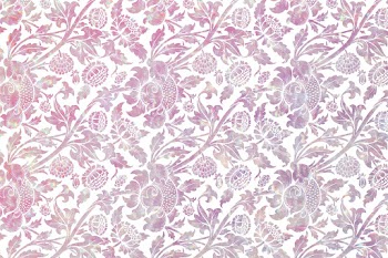 Vintage flora holographic vector pattern remix from artwork by William Morris