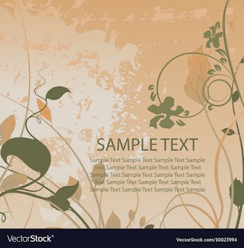 Vintage floral background vector image