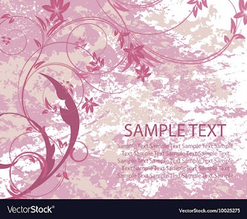 Vintage floral background vector image