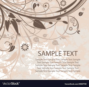Vintage floral background vector image