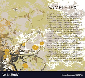 Vintage floral background vector image