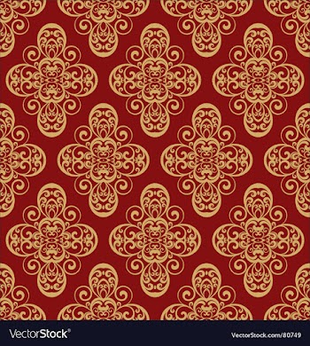 Vintage floral background vector image