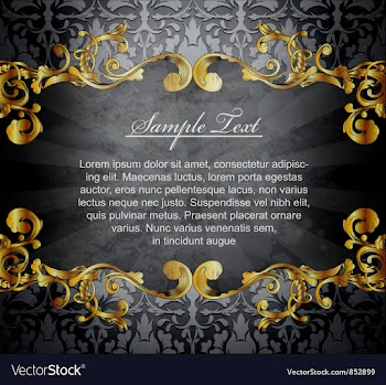 Vintage floral background vector image