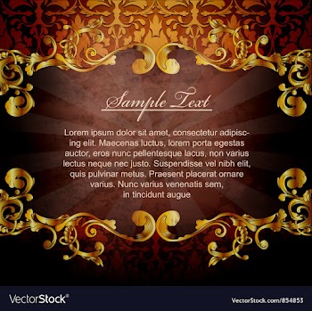 Vintage floral background vector image