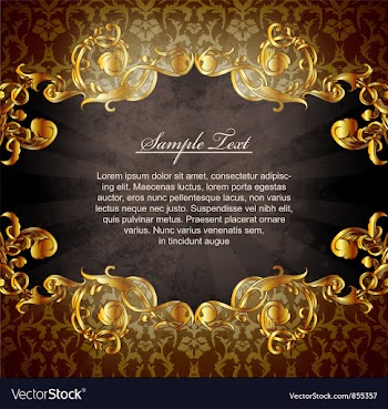 Vintage floral background vector image