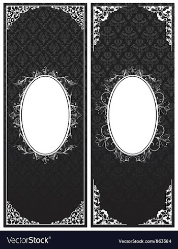 Vintage floral banners set vector image