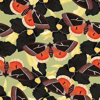 Vintage floral butterfly seamless pattern, | Free Photo - rawpixel