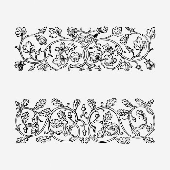 Vintage floral dividers hand drawn | Free Photo - rawpixel