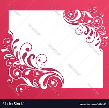  					Vintage floral frame vector image														