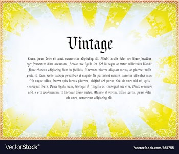 Vintage floral frame vector image