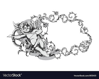 Vintage floral frame vector image