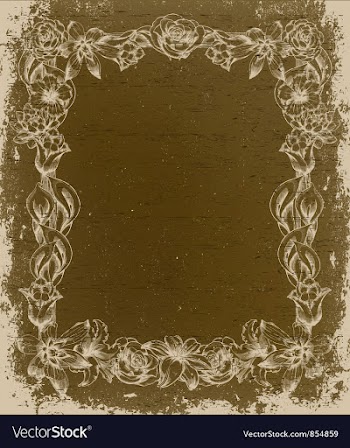 Vintage floral frame vector image